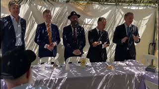 Elected Officials Visit Chabad of Melbournes Sukkah [upl. by Ydoc720]