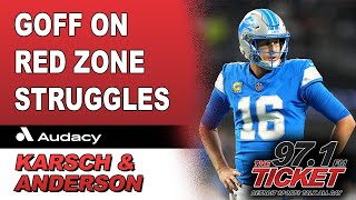 Jared Goff On Offensive Struggles Arizona Cardinals and More  Sept 18  Karsch and Anderson [upl. by Bibby]