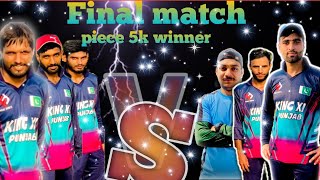 Big Final Match  King 👑 A vs King B Tannins ball cricket match [upl. by Notnel]