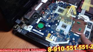 Чистка ноутбука packard bell easynote ts11 от пыли [upl. by Llennor]