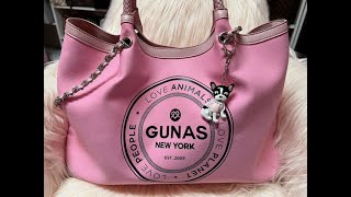 Whats in my Large Pink Gunas Tote Bag WIMB [upl. by Jegger888]