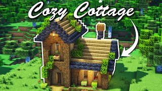 Minecraft Small Cozy Cottage Tutorial how to build [upl. by Bartley]