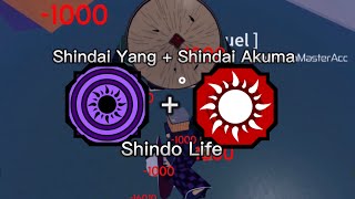 Shindai Yang  Shindai Akuma Combo  Shindo Life [upl. by Anala980]