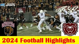 Missouri State vs Montana Football Game Highlights 8 31 2024 [upl. by Yuzik]