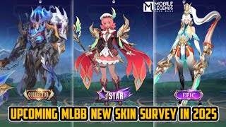 Upcoming Mlbb New Skin Survey In 2025  Mobile Legends [upl. by Niboc61]