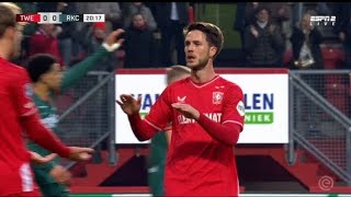 FC Twente vs RKC Waalwijk 30 Ricky van Wolfswinkel Myron Boadu amp Younes Taha score in win [upl. by Aihsas]