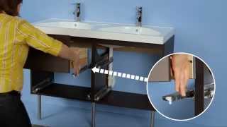 IKEA GODMORGON Double Sink Installation Instructions [upl. by Ahsinrac]