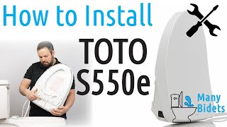 How to install the TOTO S550e Washlet Bidet Seat [upl. by Slaughter]