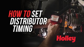 How To Set Timing Ignition Timing With A Distributor [upl. by Sarid798]