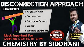 Disconnection Approach in Organic Synthesis  Retrosynthetic Analysis  Synthetic Equivalent  P K S [upl. by Azirb]