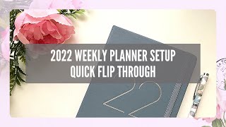 2022 PLANNER SETUP  A5 Weekly Planner Setup Flipthrough  Kmart Australia [upl. by Maurise307]