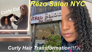 Rëzo Salon CURLY CUT TRANSFORMATION ✂️ NYC [upl. by Nho]