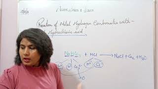 Action of Hydrochloric Acid on Metal Hydrogen Carbonate Metal Bicarbonate [upl. by Wichern]