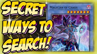 Secret Ways to Search for Magician of Chaos  Ritual Dark Magician  YuGiOh [upl. by Pearman]