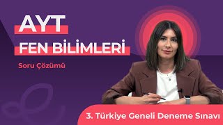 Endemik Yayınları 20232024 3 TG Deneme Sınavı AYT  Fen Bilimleri Video Çözümlü Cevap Anahtarı [upl. by Angil]