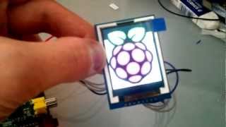 Color 18quot TFT LCD on a Raspberry Pi using Python [upl. by Eilssel18]