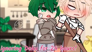 Ignoring Deku For 24 hours Challenge  Bakudeku [upl. by Olen68]