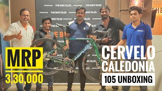 Cervelo Caledonia 105 Unboxing [upl. by Eldora271]