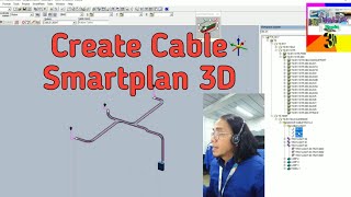 Membuat routing cable di Smartplan 3D [upl. by Tenaj]