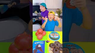 Mrbeast amp IShowSpeed cake ice cream challenge🍨ishowspeed lexirivera funny by Ethan Funny Family [upl. by Hazrit]