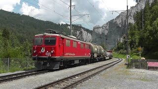 Rhätische Bahn 2013  Teil 3 Durch die Ruinaulta [upl. by Nnaylrebmik]