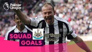 Stunning Newcastle United Goals  Shearer Cisse Shelvey  Squad Goals [upl. by Lydnek]