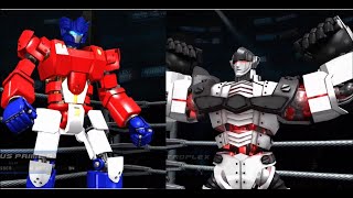 Optimus Prime G1 and Metroplex VS Zeus  Real Steel [upl. by Egres836]