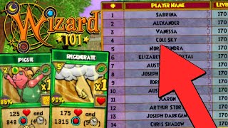 Wizard101 Level 170 Death PvP He Got To 4 On The Leaderboards By HEAL SPAMMING [upl. by Zipah4]