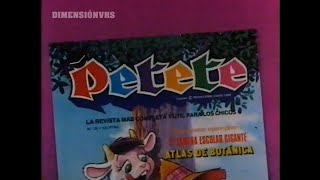 Bloque de publicidad y promos TVE2 1982 El libro gordo de Petete [upl. by Yecies]