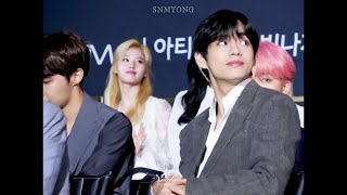 Taehyung amp Sana Taesana Cute Times BTS amp Twice [upl. by Leval]