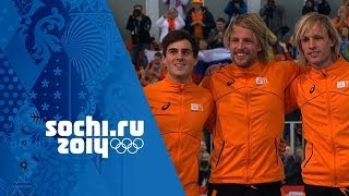 Mens Speed Skating  500m  Mulder Wins Gold  Sochi 2014 Winter Olympics [upl. by Prue816]