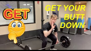 Get Your Butt Down Straight Back for Deadlifting [upl. by Winter]