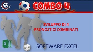 Software scommesse calcio – COMBO 4 [upl. by Devonna658]