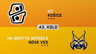 43kolo HC Košice  HK GROTTO Spišská Nová Ves HIGHLIGHTS [upl. by Supmart]