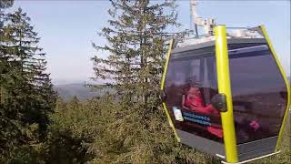 GERMANY OCHSENKOPF CABLE CAR RIDE UPHILL [upl. by Ahsieni]