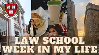 Harvard Law School Vlog starting the semester and trying to get into a routine [upl. by Nellak524]