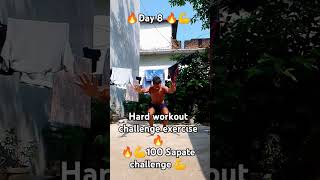 💪🔥100 Sapate challenge 🔥💪day 8🔥sports sapata challenge [upl. by Ynohtna422]