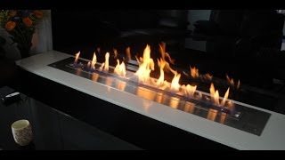 AFIRE Bio Ethanol Burner Inserts the Art of Contemporary Ventless Fireplaces [upl. by Eitsim]