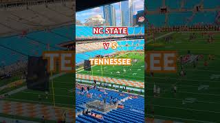 final score 5110 tennessee kayflock johnnygaudreau ncstate tennesseevols collegefootball [upl. by Arammahs]