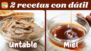 Con unos dátiles podrás hacer estas dos fáciles recetas [upl. by Hillery]