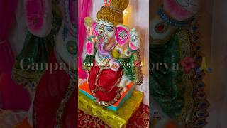 Our home Ganapati Puja Ganesh chaturthi aap sabhi logon ko dher sari shubhkamnaen 🙏🏻shortsviral [upl. by Tuppeny]