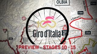 Giro dItalia 2017  Stages Preview 10th  15th  Cycling Weekly [upl. by Antonina]