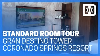 Standard Room Tour  Gran Destino Tower at Coronado Springs Resort [upl. by Keeton]