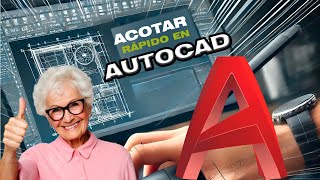 ¡Acota Rápido en AutoCAD Trucos para Ahorrar Tiempo [upl. by Laban]