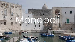 Monopoli Walking Tour Puglia Italy  Travel Tips  4K UHD  Virtual Trip [upl. by Brighton726]