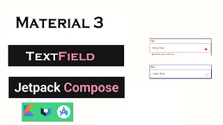 Custom TextField in jetpackcompose with Error Handling and Clear Icon  androidappdevelopment [upl. by Greeson]