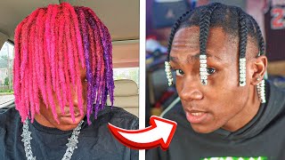 Combing Out Dreadlocks After 2 Years  How To Comb Out Dreads [upl. by Naasar420]