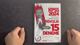 2024 KPSS  EMRAH VAHAP ÖZKARACA VATANDAŞLIK DENEMESİ [upl. by Hildick235]