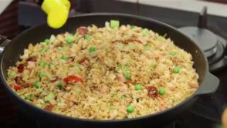 Fried Rice Using Leftovers  Swiss Diamond  Good Chef Bad Chef [upl. by Nnylrats]