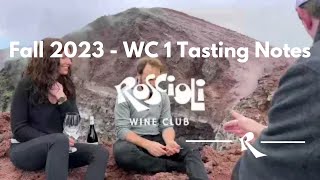 Fall 2023  Wine Club 1 Tasting Notes [upl. by Aliet64]